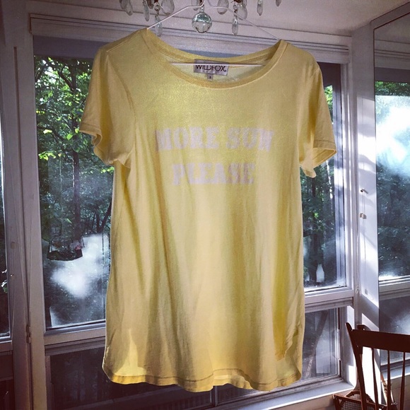 ☀️ Wildfox More Sun Please graphic T-shirt ☀️ - Picture 2 of 9